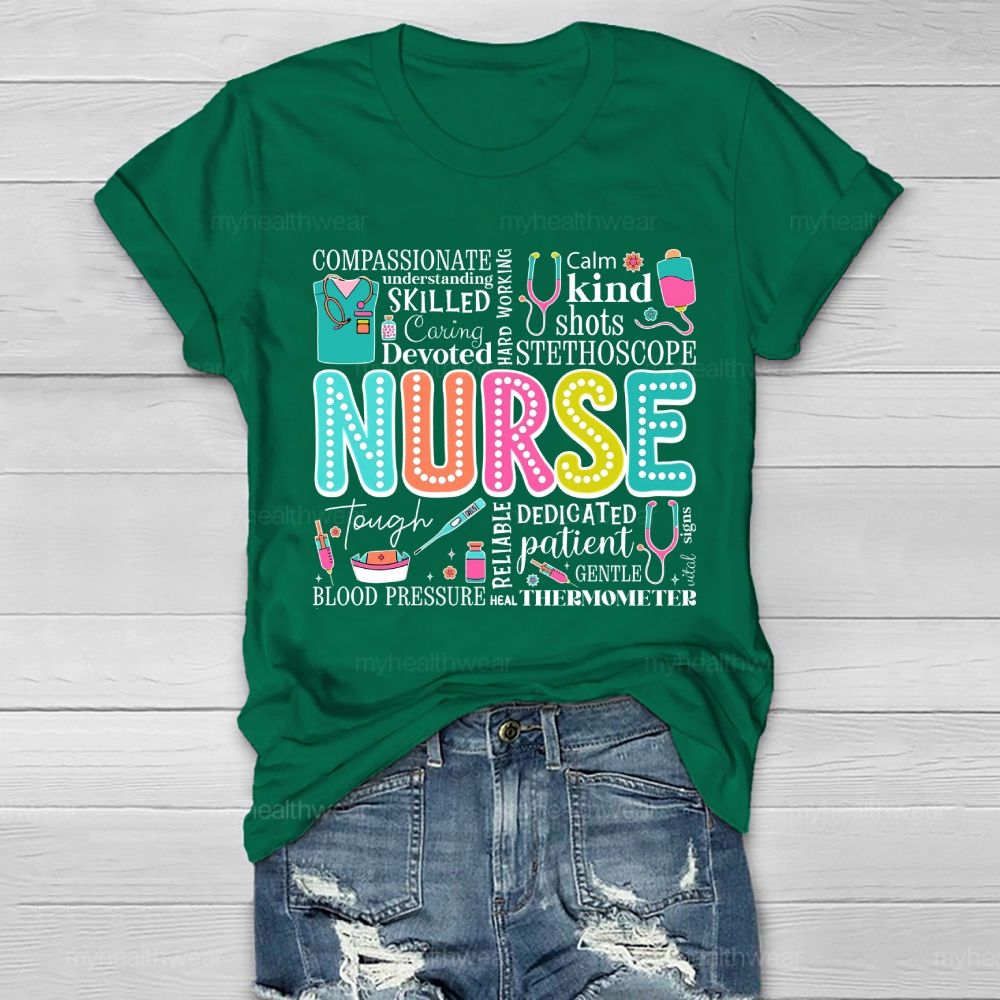 Nurse Calm Kind Healthwear T-shirt