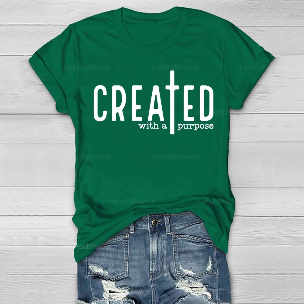 Created With A Purpose Healthwear T-shirt