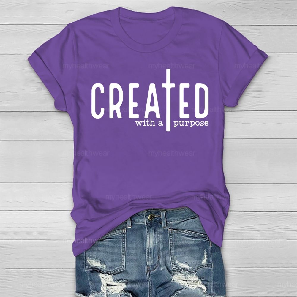 Created With A Purpose Healthwear T-shirt