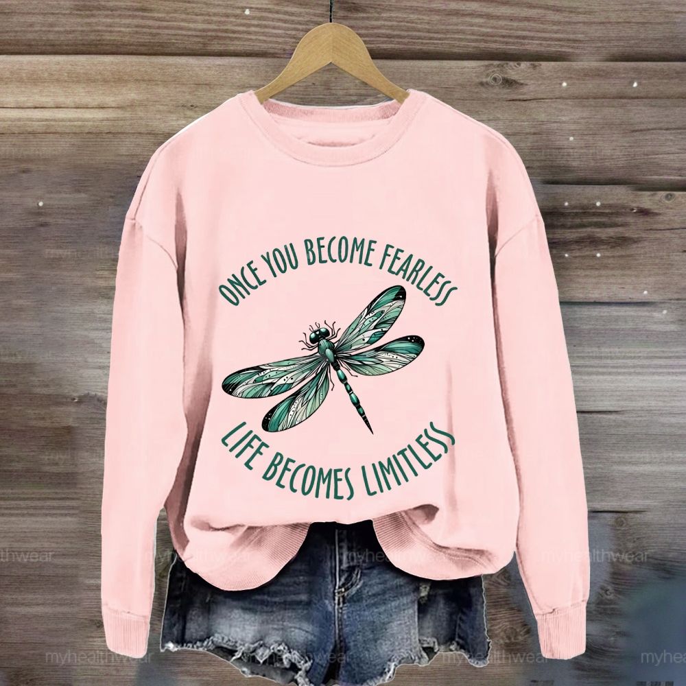 Once You Become Fearless You Become Limitless Sweatshirt