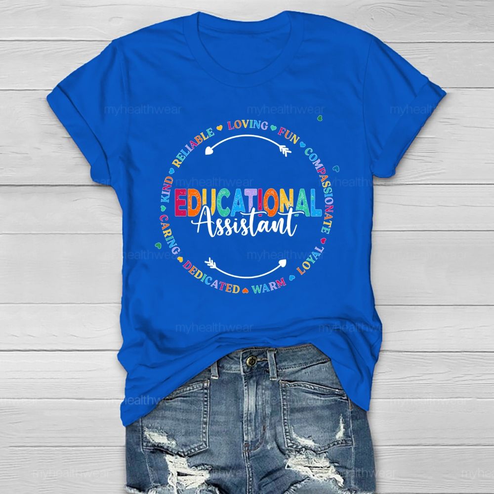 Educational Assistant Healthwear T-shirt