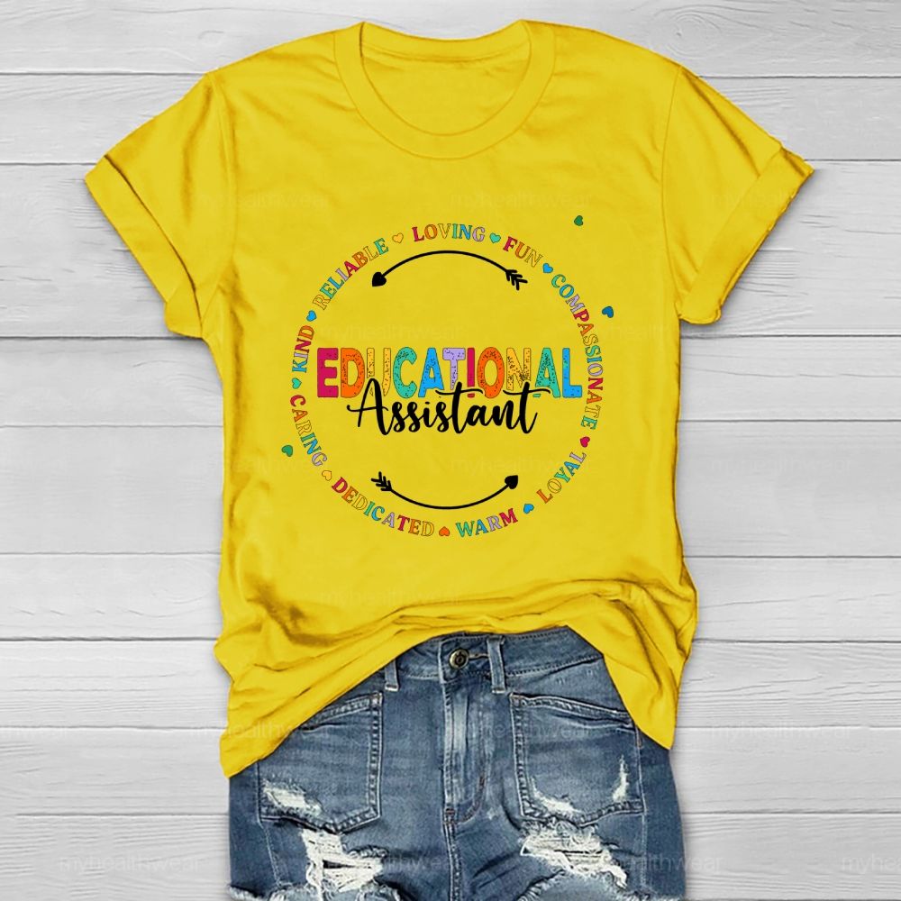 Educational Assistant Healthwear T-shirt