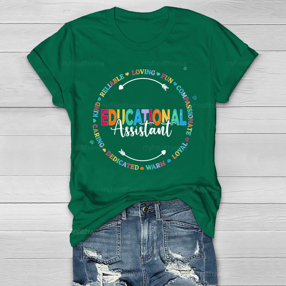 Educational Assistant Healthwear T-shirt