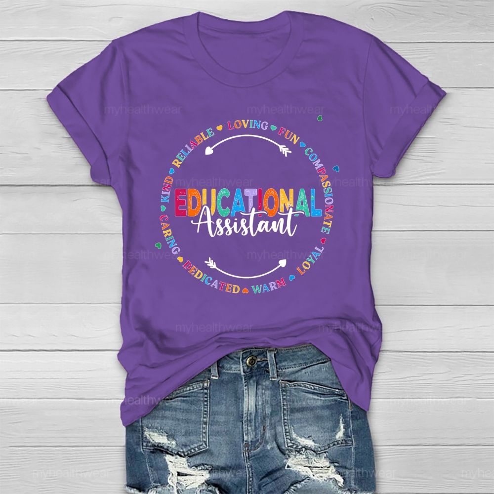 Educational Assistant Healthwear T-shirt