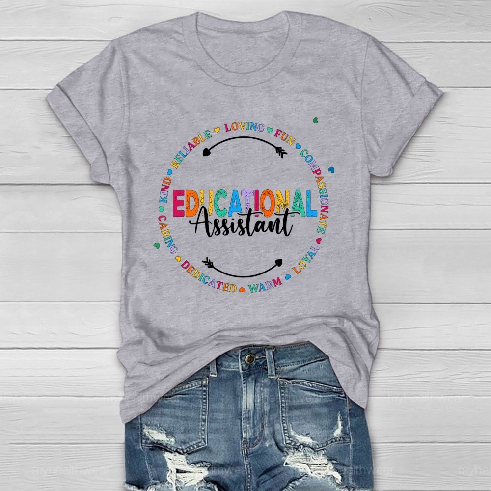 Educational Assistant Healthwear T-shirt