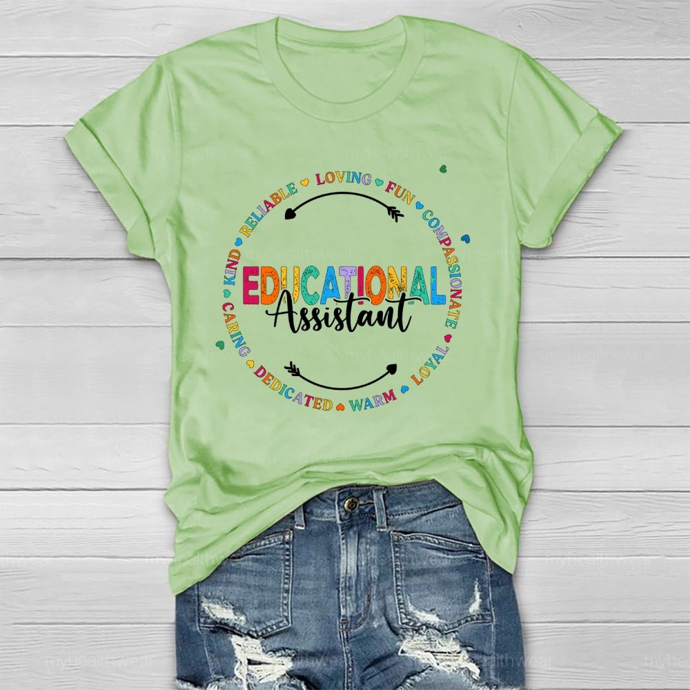 Educational Assistant Healthwear T-shirt