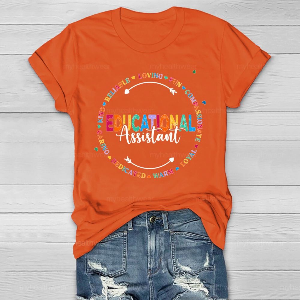 Educational Assistant Healthwear T-shirt