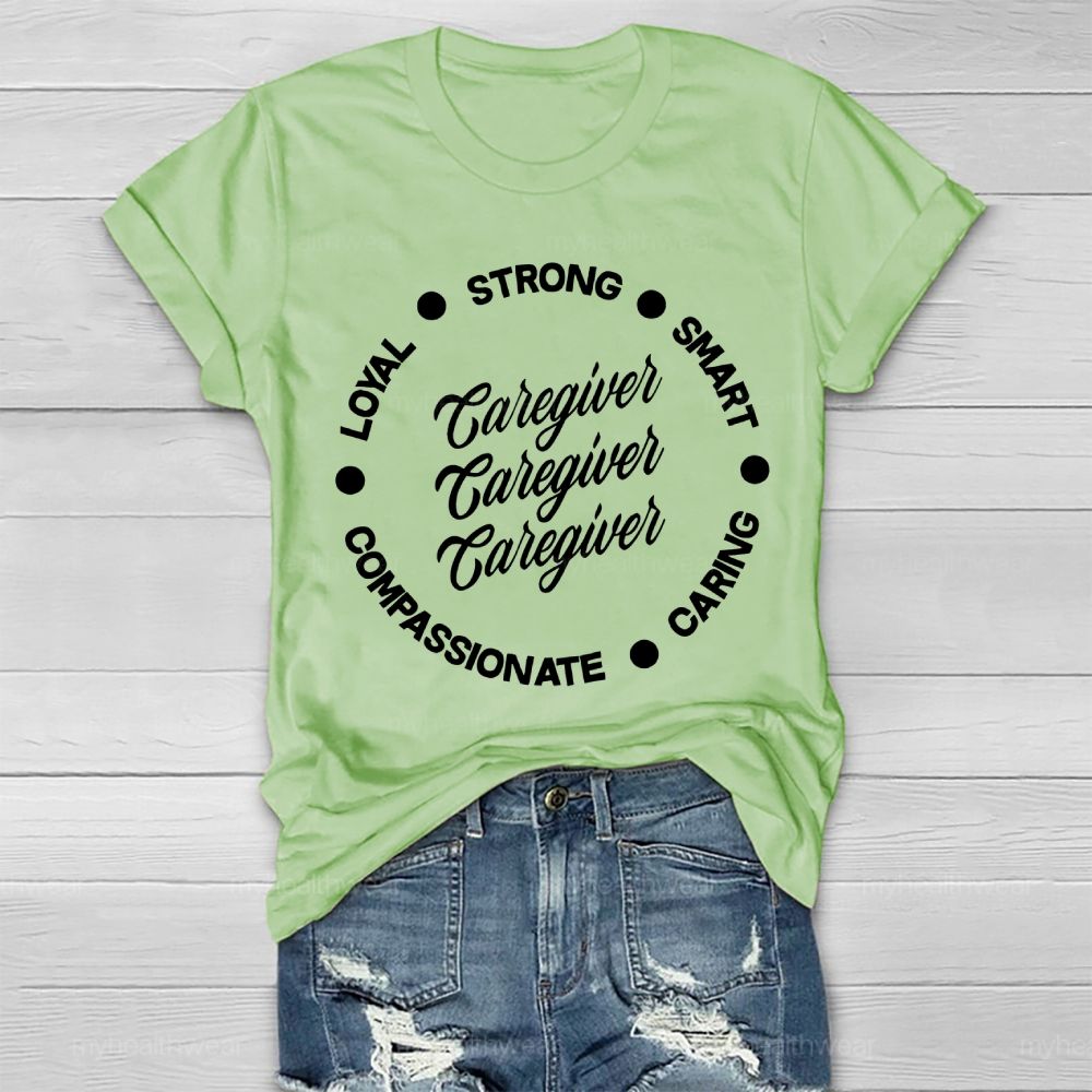Caregiver Strong Smart Healthwear T-shirt