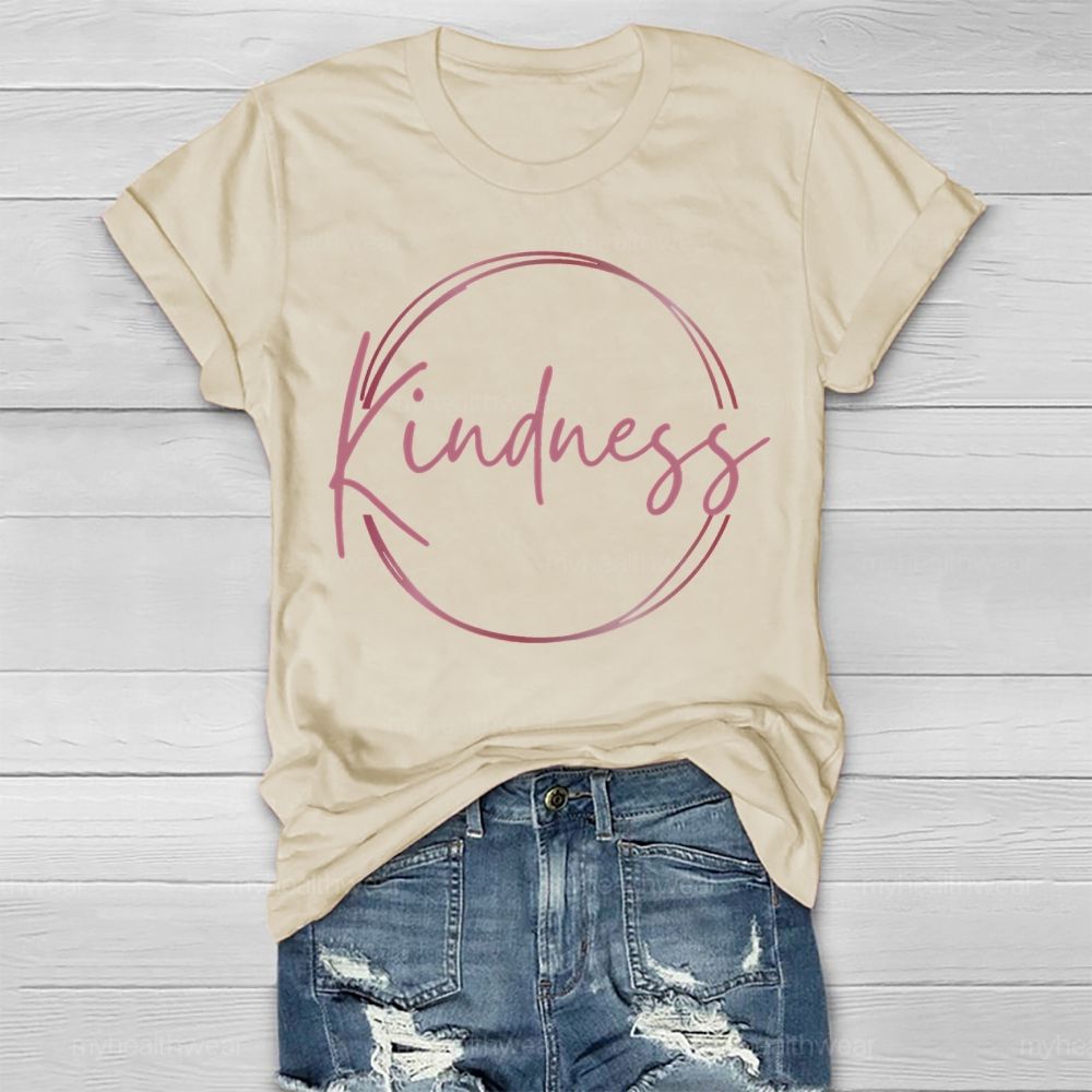 Kindness Circular Lines Healthwear T-shirt