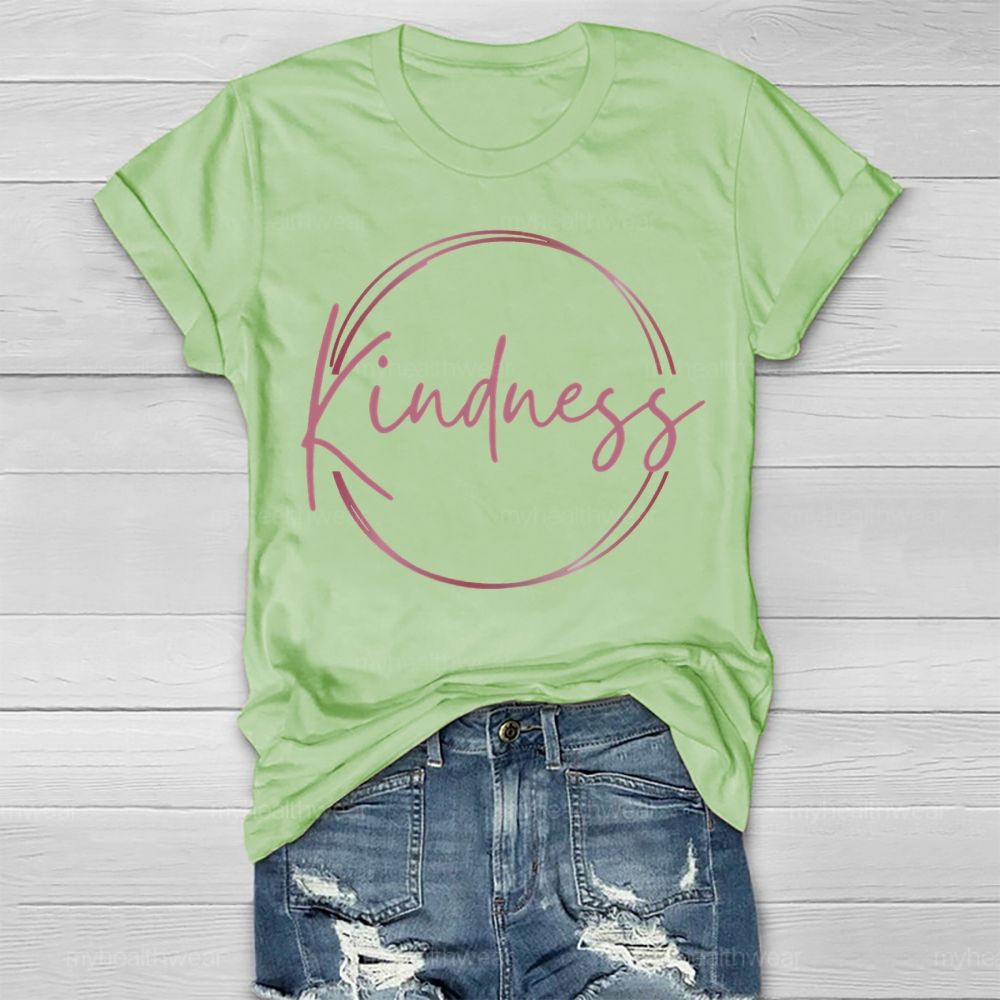 Kindness Circular Lines Healthwear T-shirt