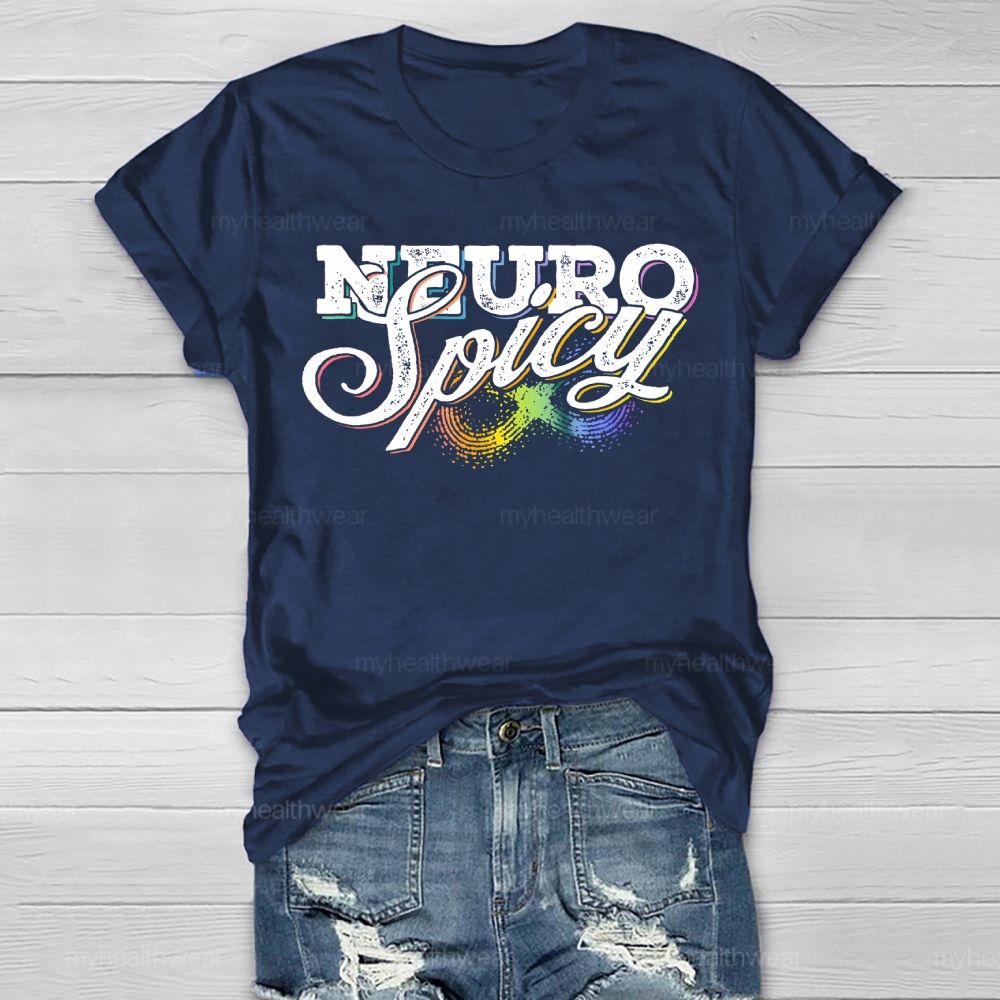 Neurospicy Infinity Symbol Healthwear T-shirt