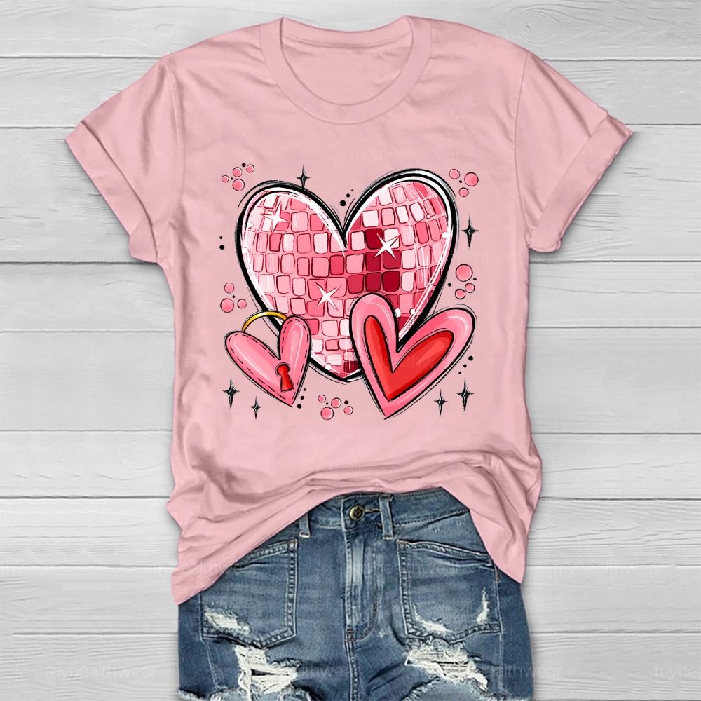 Love Square Valentine's Day Healthwear T-shirt