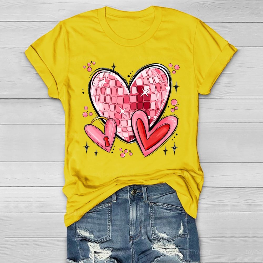 Love Square Valentine's Day Healthwear T-shirt