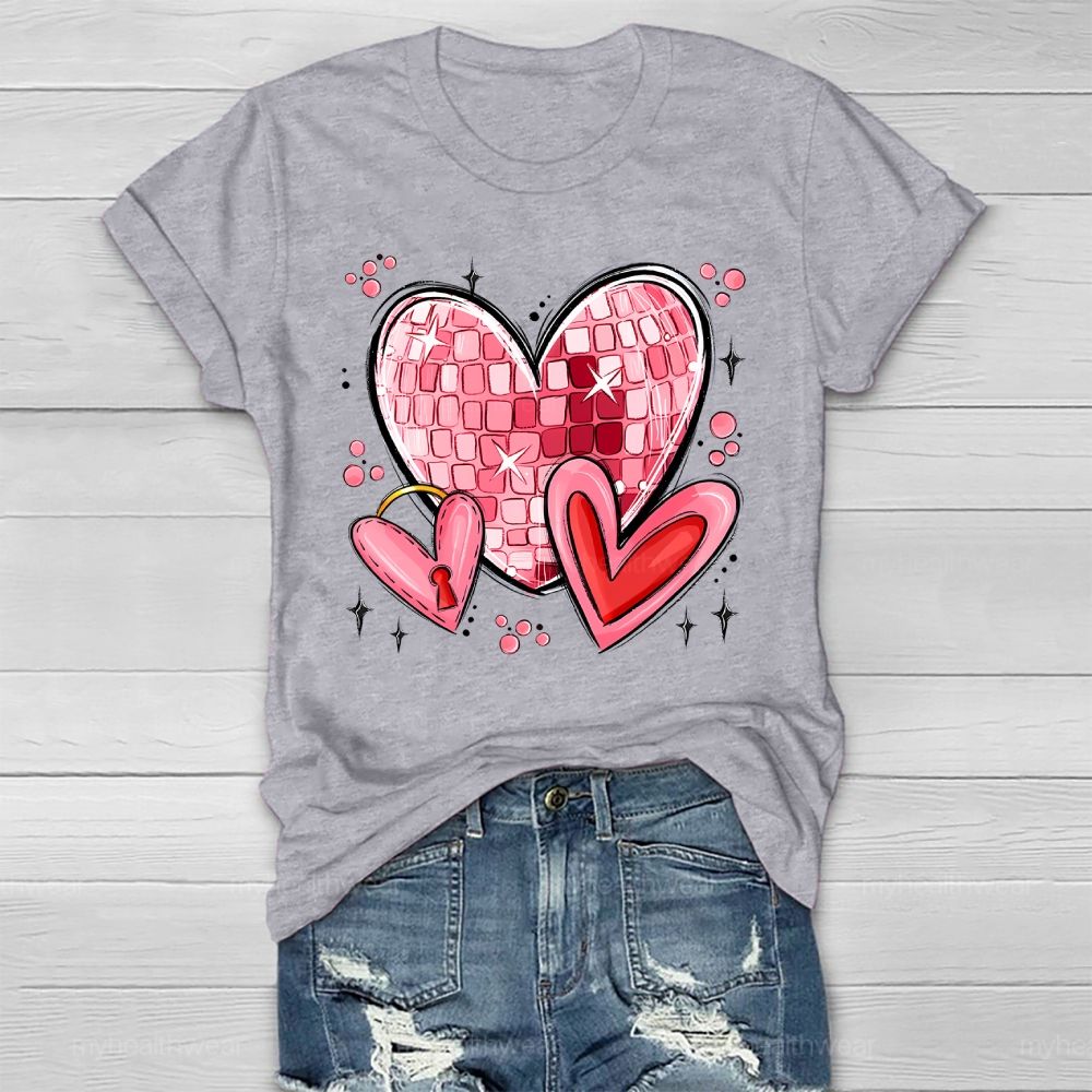 Love Square Valentine's Day Healthwear T-shirt