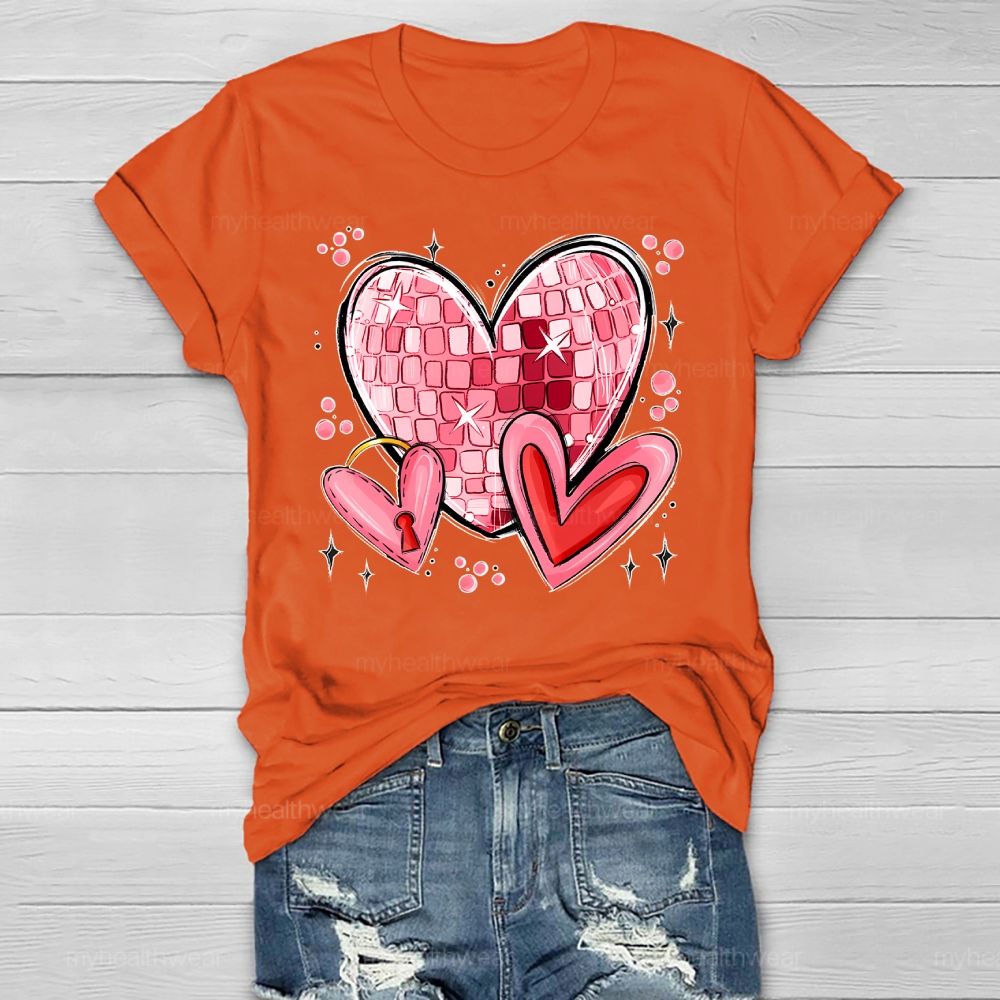 Love Square Valentine's Day Healthwear T-shirt
