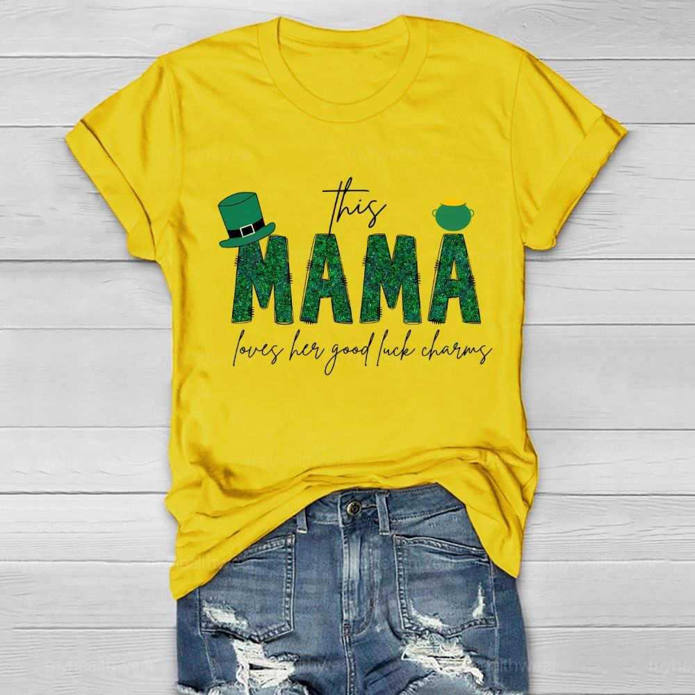 This Mama Loves Her Lucky Charms Healthwear T-shirt