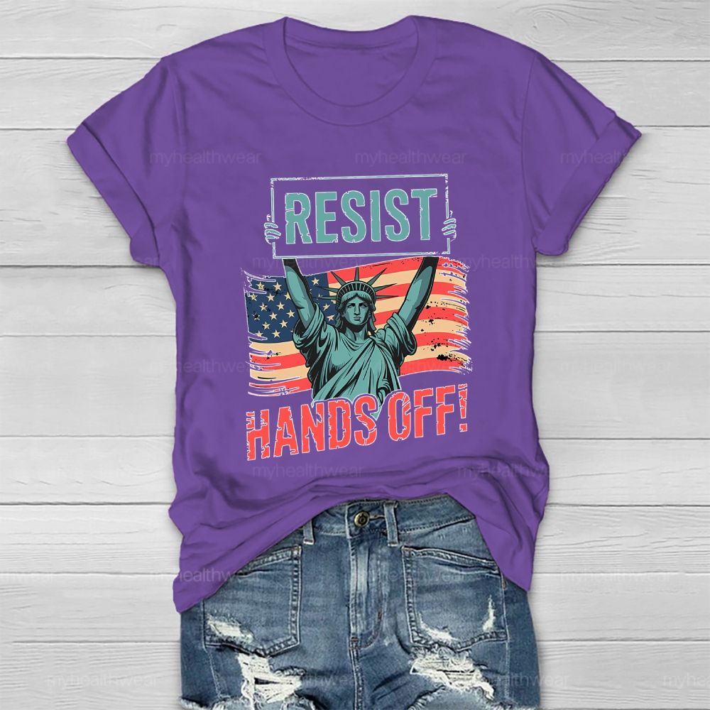 Resist Hands Off Healthwear T-shirt