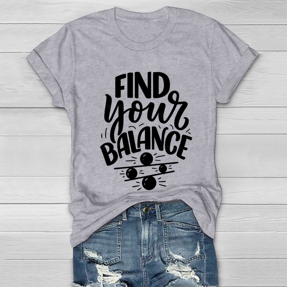 Find Your Balance Healthwear T-shirt