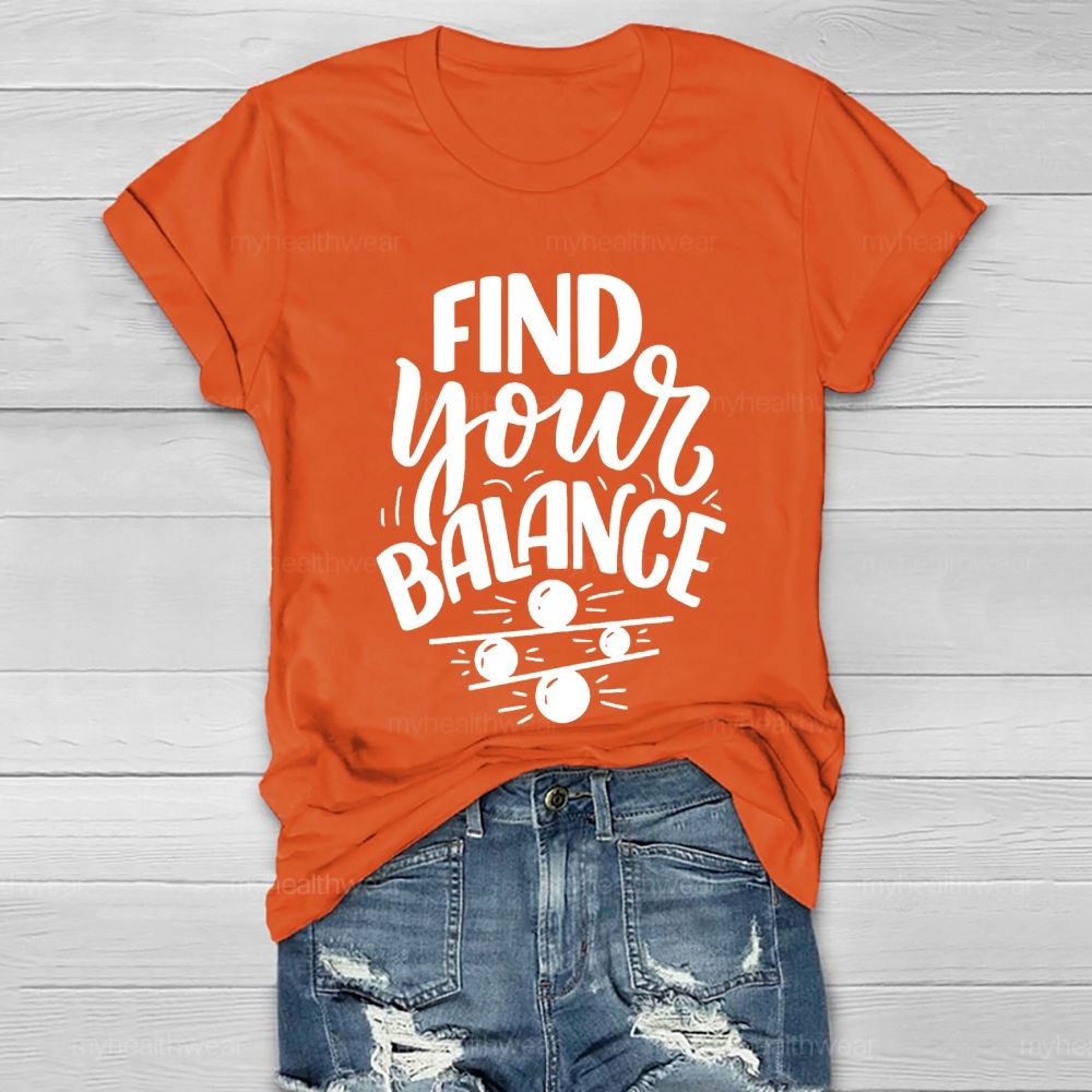 Find Your Balance Healthwear T-shirt