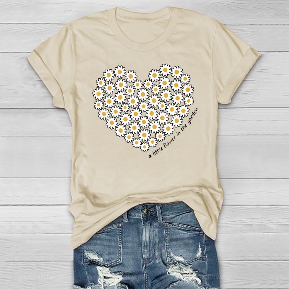 A Little Flower In The Garden Daisy Healthwear T-shirt