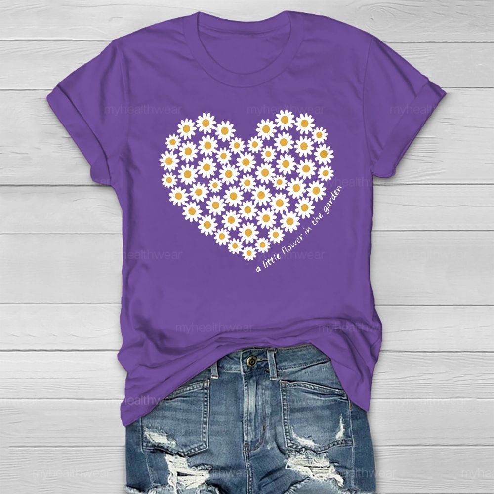 A Little Flower In The Garden Daisy Healthwear T-shirt