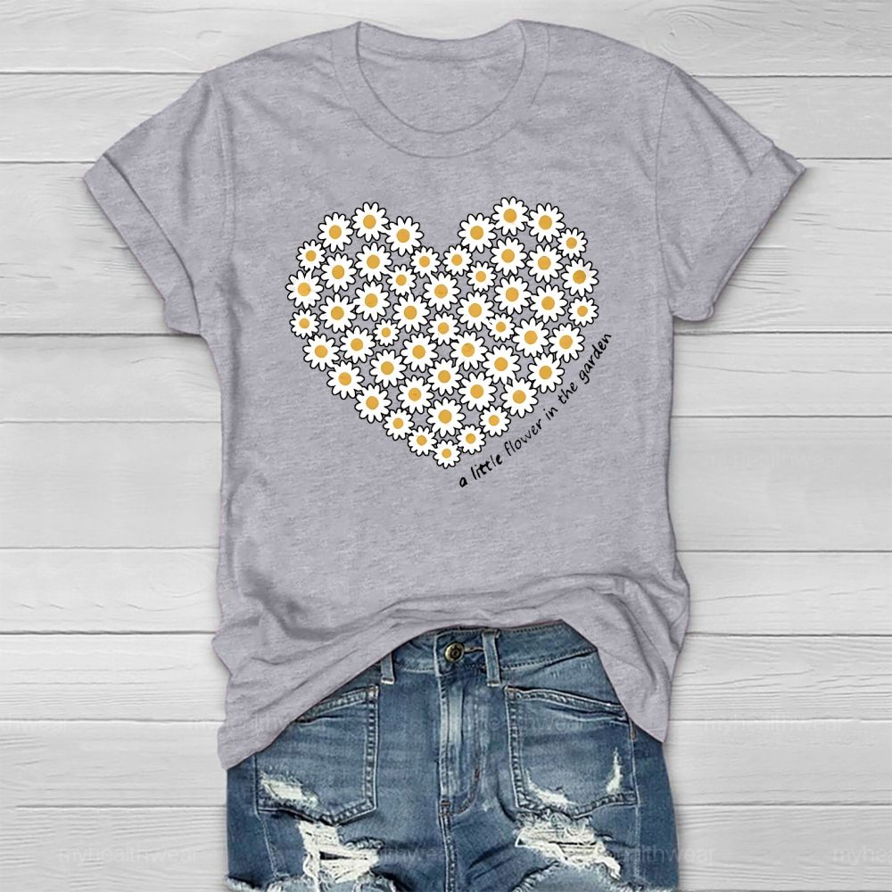A Little Flower In The Garden Daisy Healthwear T-shirt