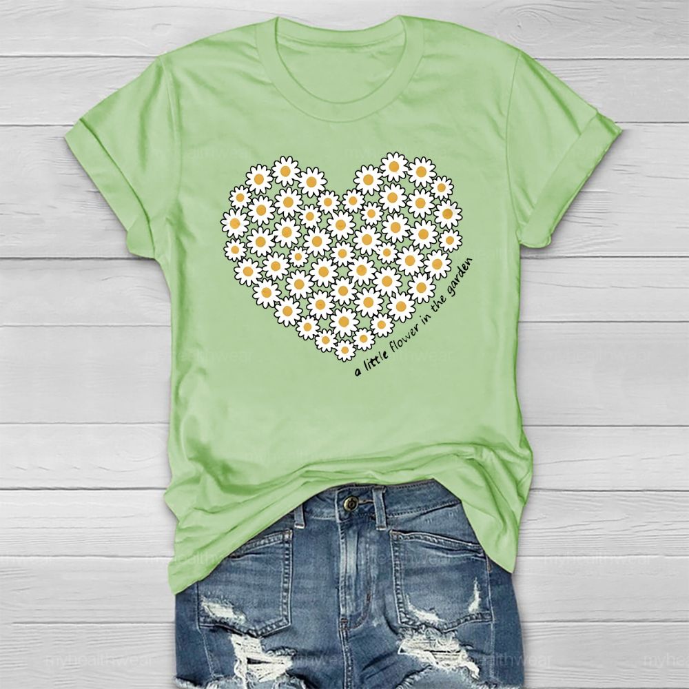 A Little Flower In The Garden Daisy Healthwear T-shirt