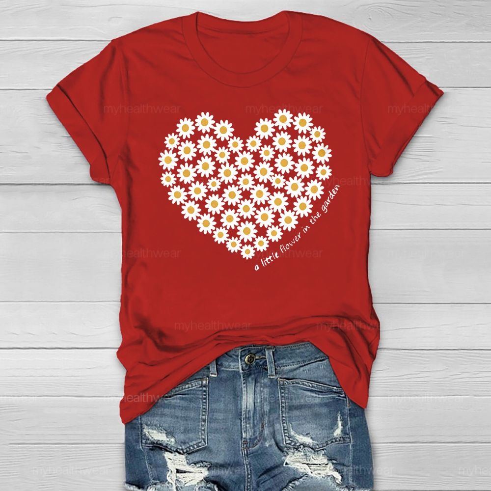 A Little Flower In The Garden Daisy Healthwear T-shirt