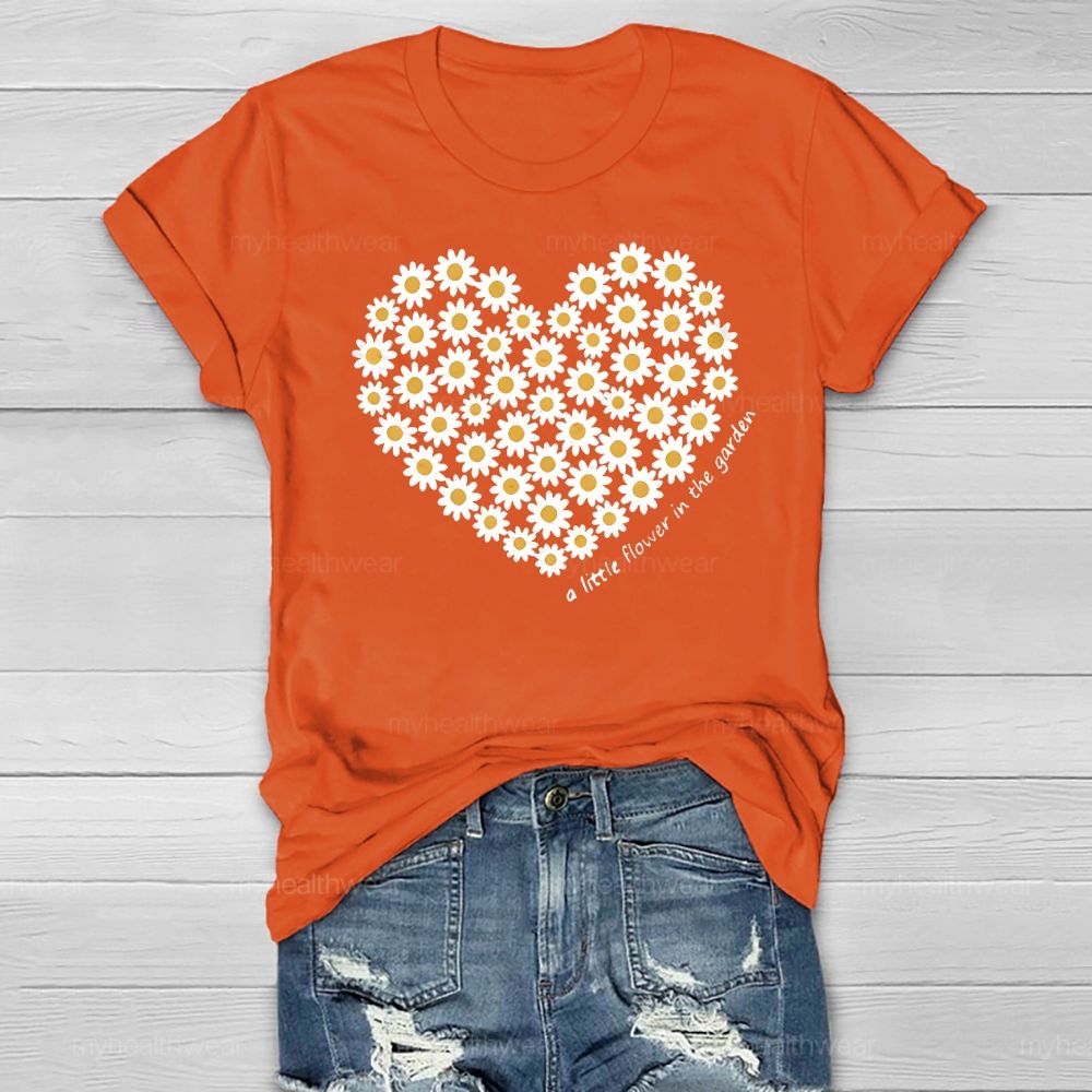 A Little Flower In The Garden Daisy Healthwear T-shirt