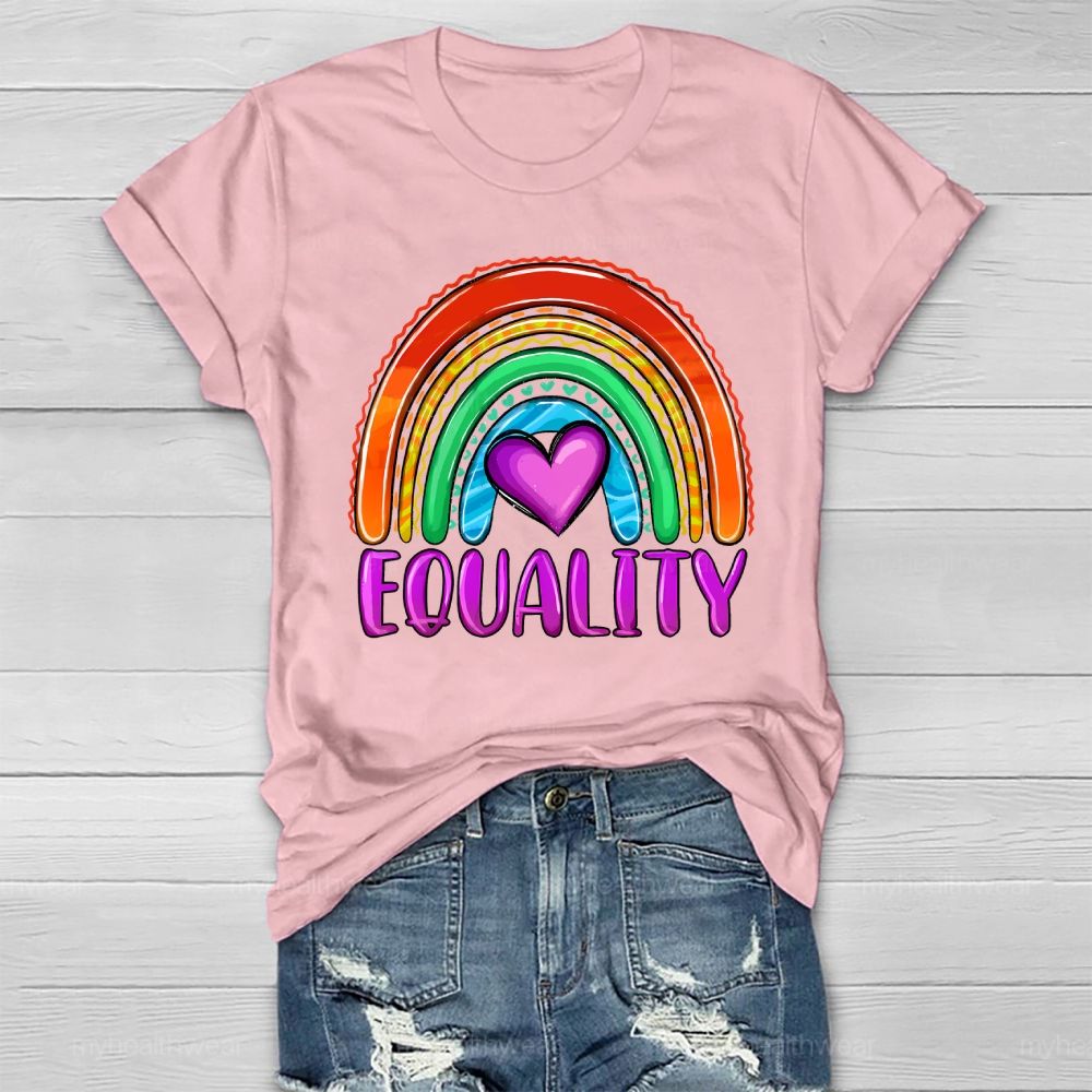 Equality Rainbow Love Healthwear T-shirt