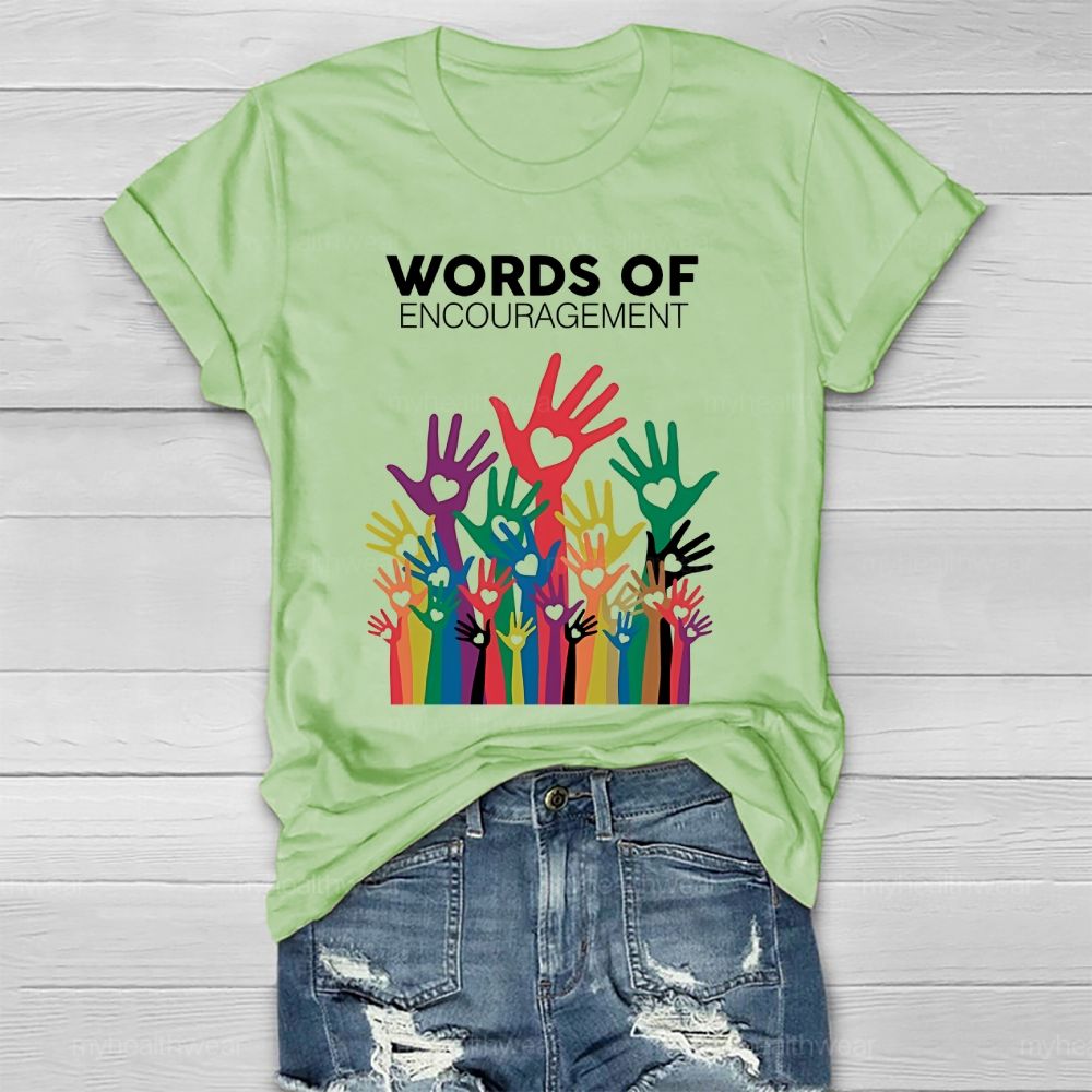 Words Of Encouragement Healthwear T-shirt