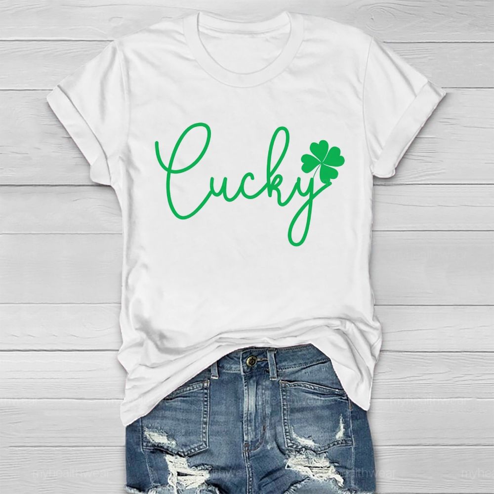 Luck Four-Leaf Clover Healthwear T-shirt