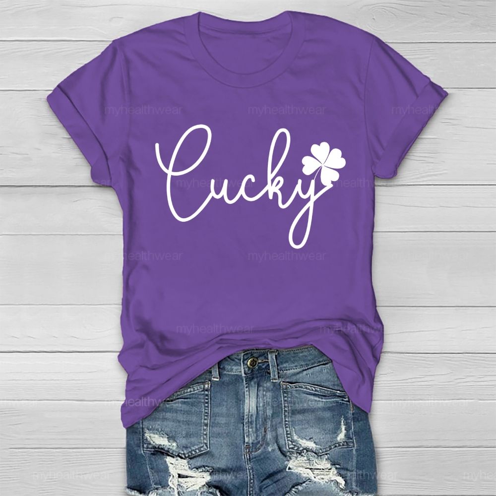 Luck Four-Leaf Clover Healthwear T-shirt