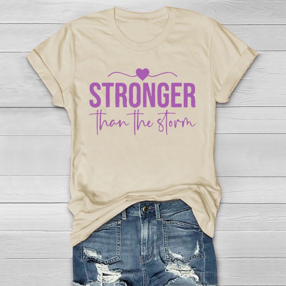 Stronger Than The Storm Love Letters Healthwear T-shirt
