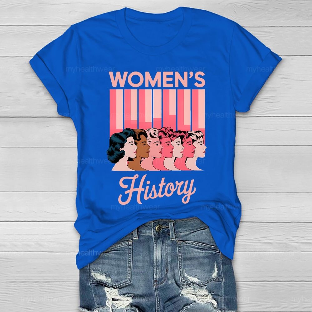 Women's History Portrait Graphics Healthwear T-shirt