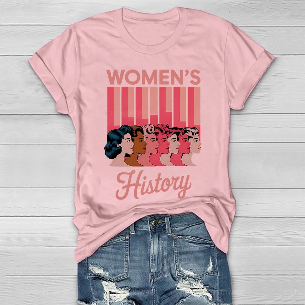 Women's History Portrait Graphics Healthwear T-shirt