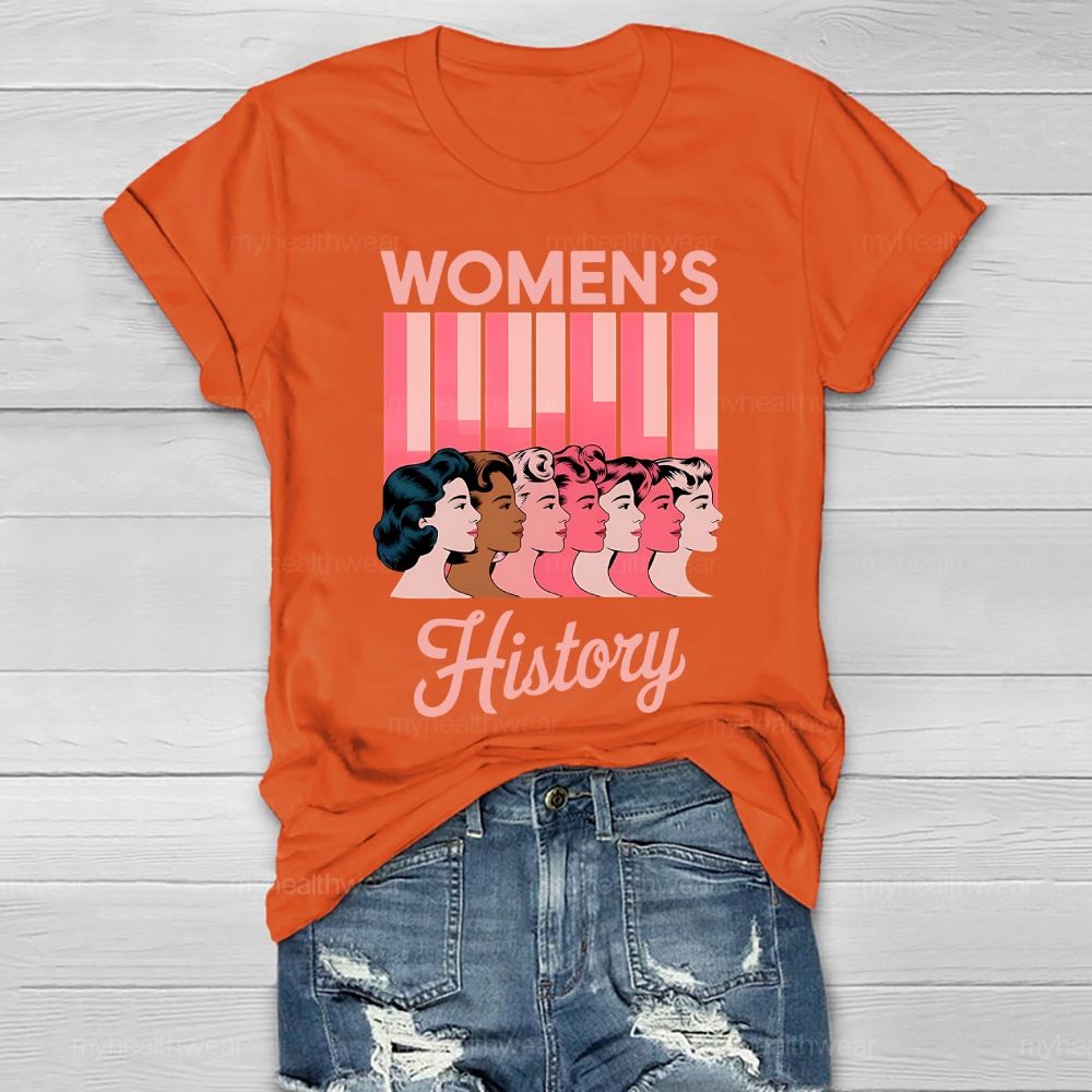 Women's History Portrait Graphics Healthwear T-shirt