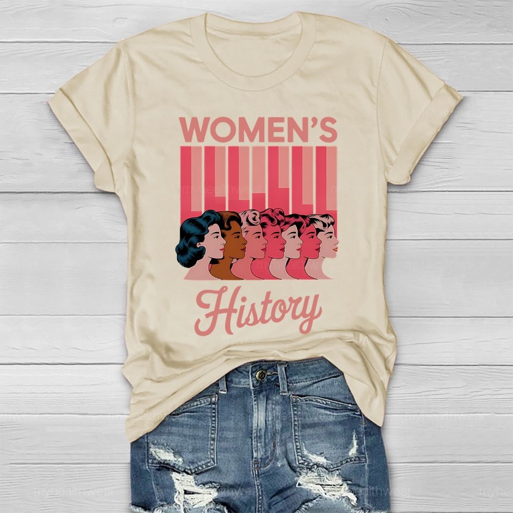 Women's History Portrait Graphics Healthwear T-shirt