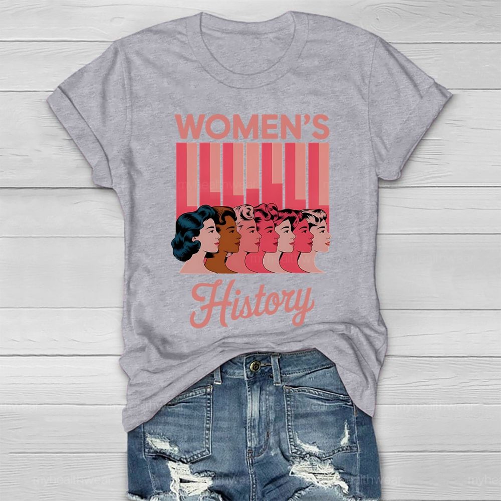 Women's History Portrait Graphics Healthwear T-shirt