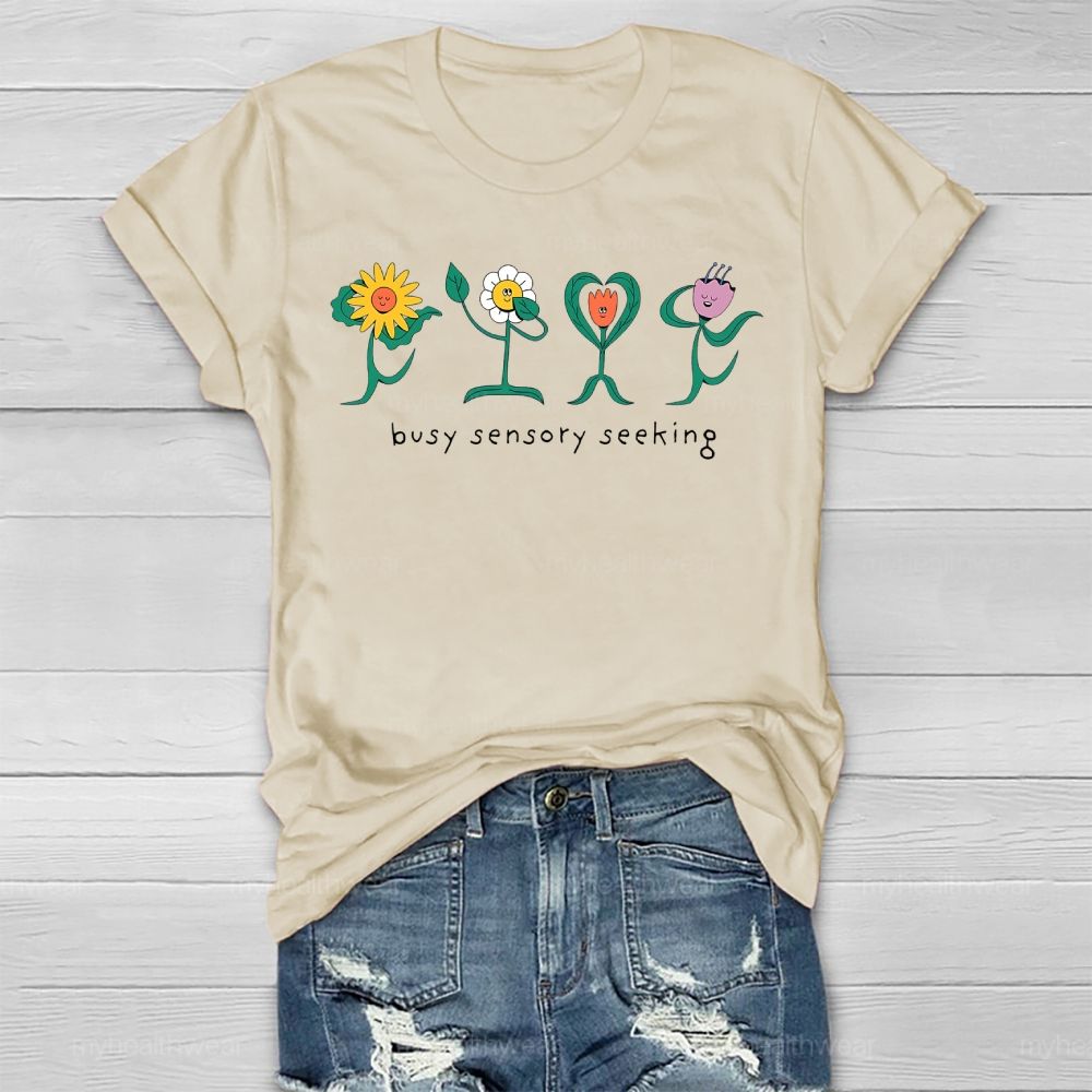 Busy Sensory Seeking Healthwear T-shirt