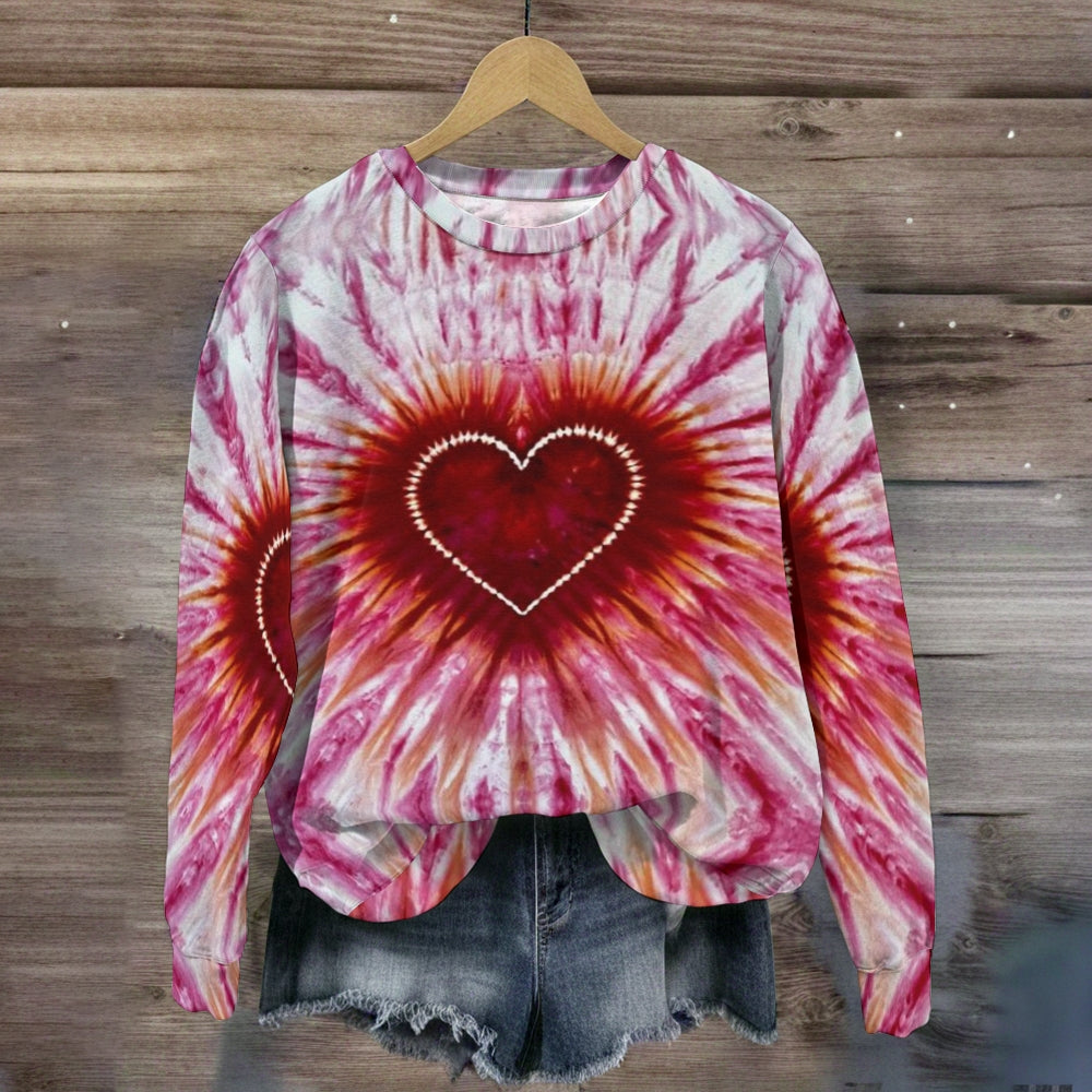 Love Radiation Lines Shapes Sweatshirt