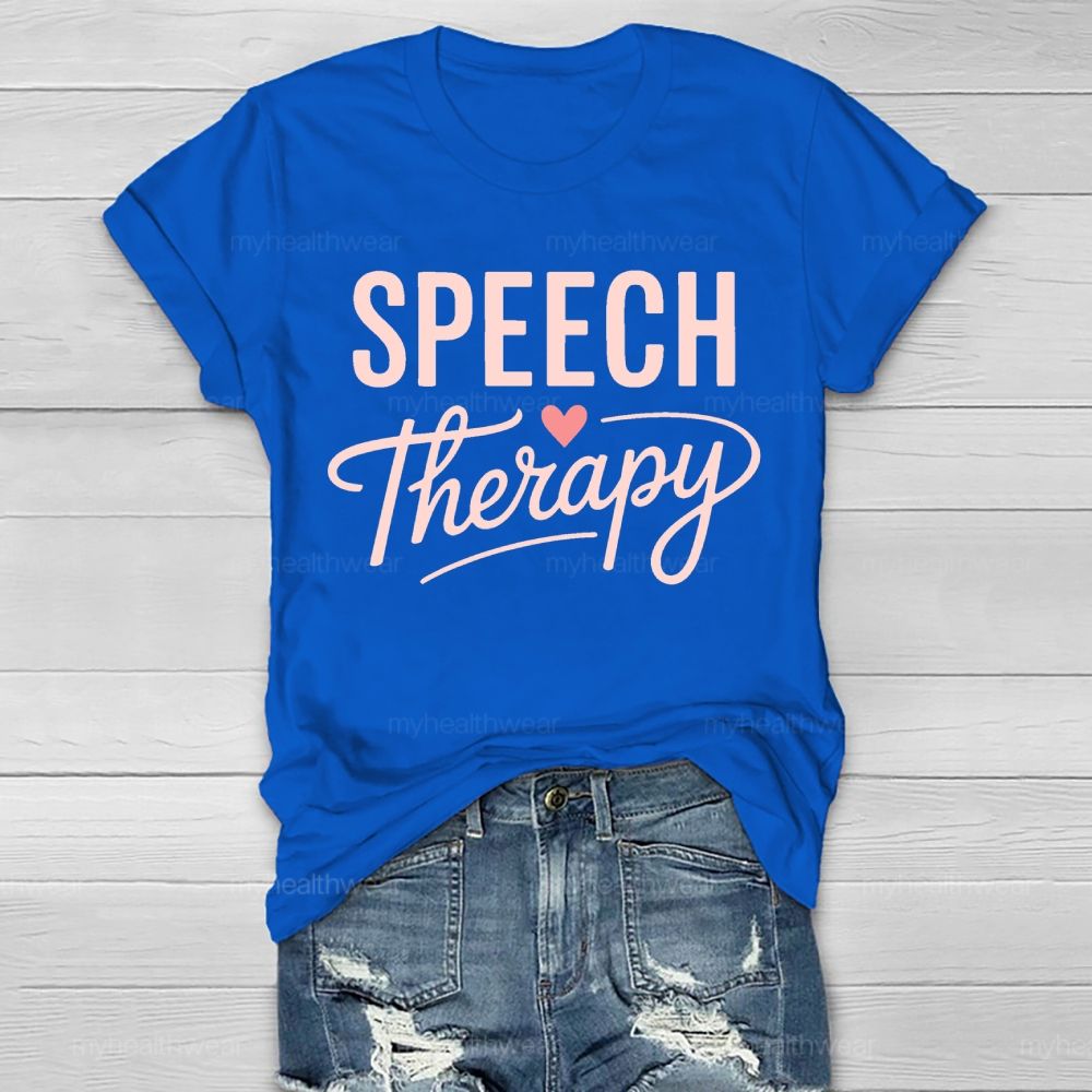 Speech Therapy Love Letters Healthwear T-shirt
