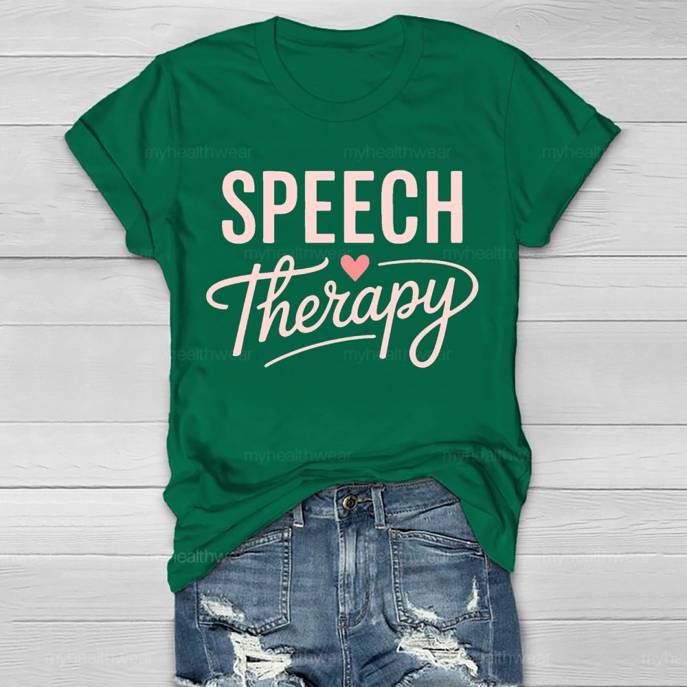 Speech Therapy Love Letters Healthwear T-shirt