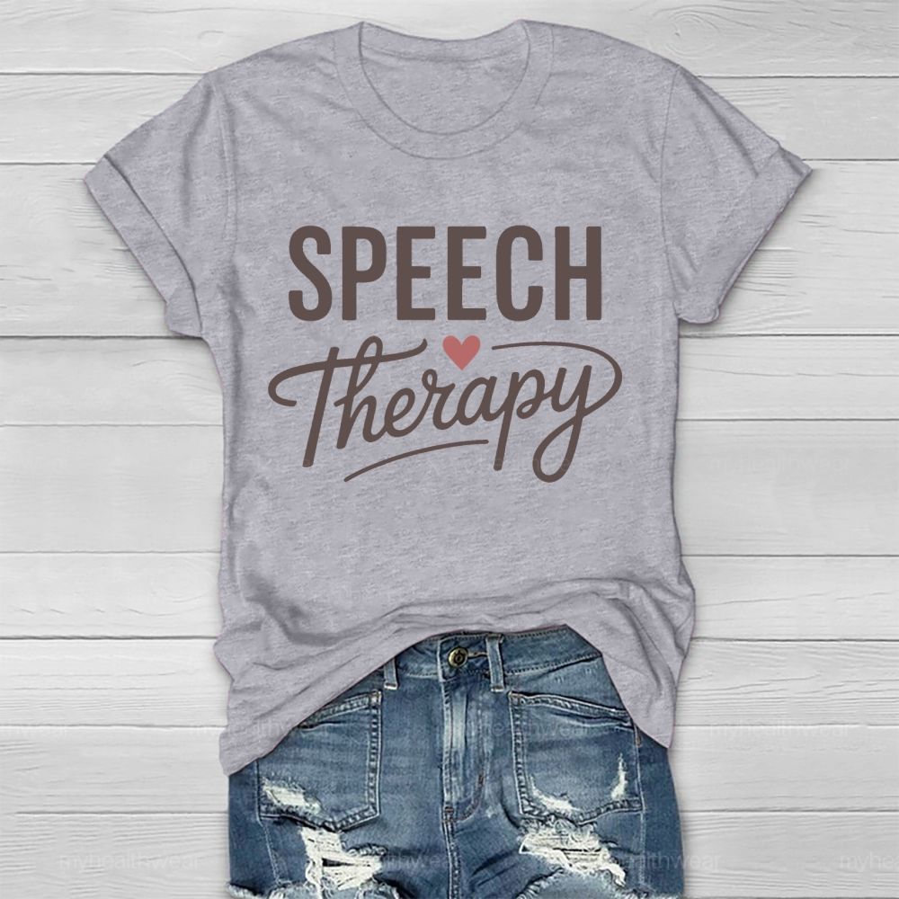 Speech Therapy Love Letters Healthwear T-shirt