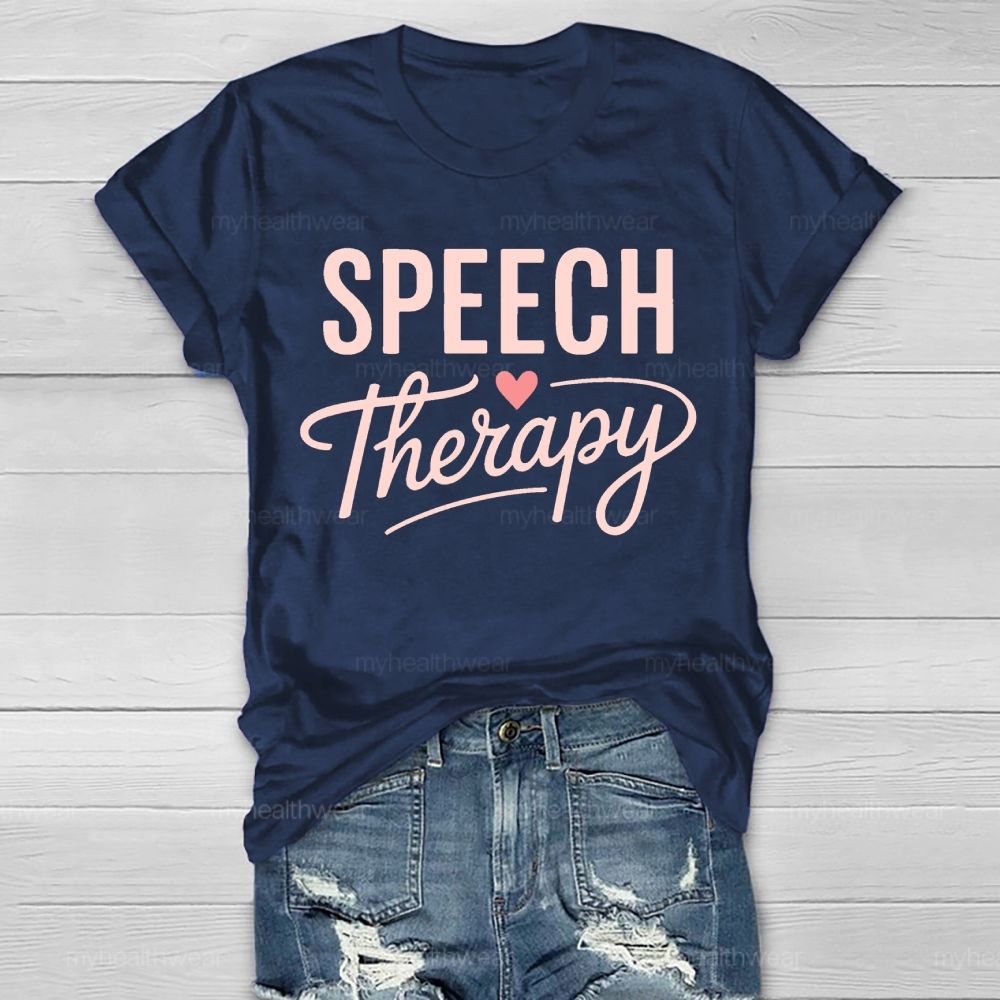 Speech Therapy Love Letters Healthwear T-shirt