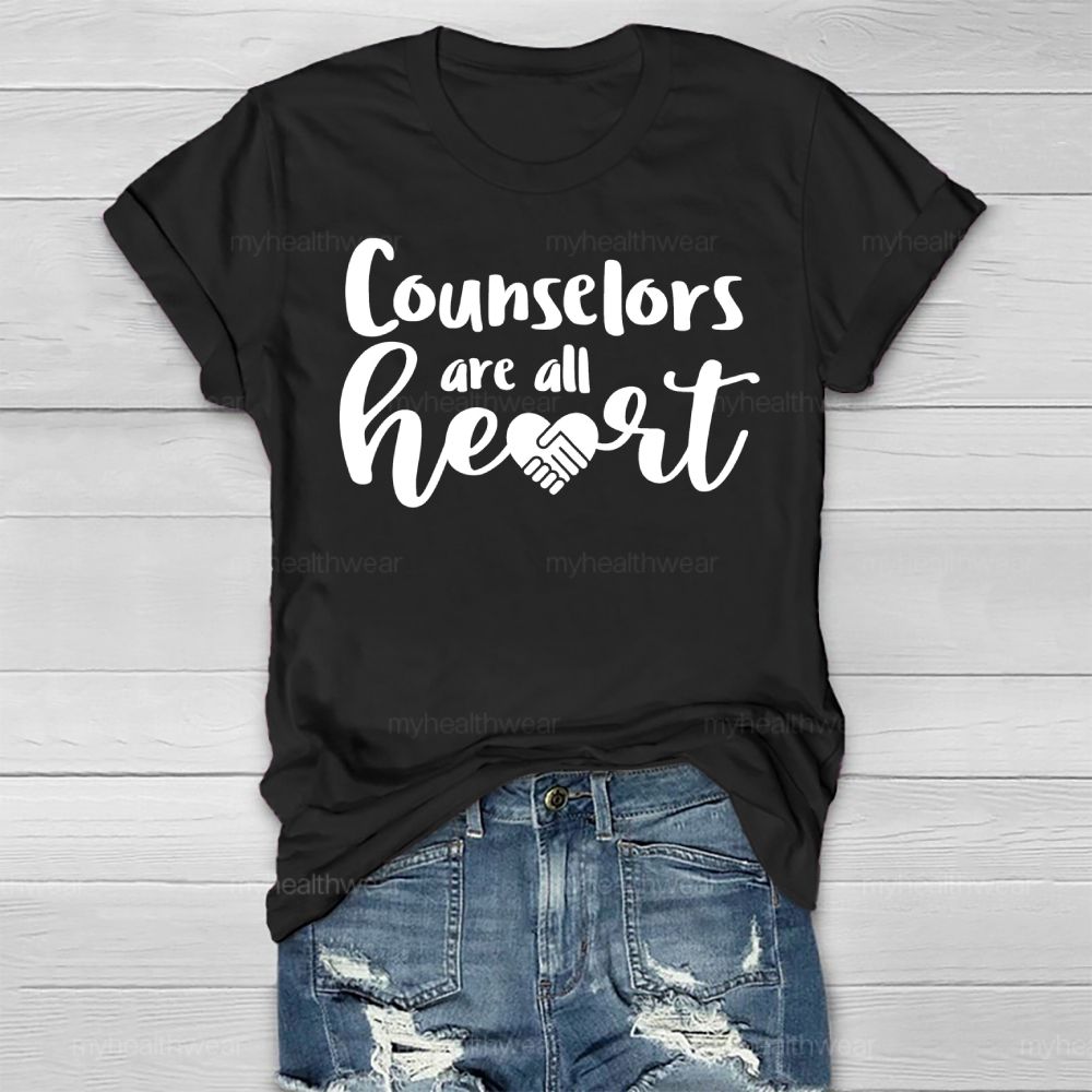 Counselor Are All Heart Healthwear T-shirt