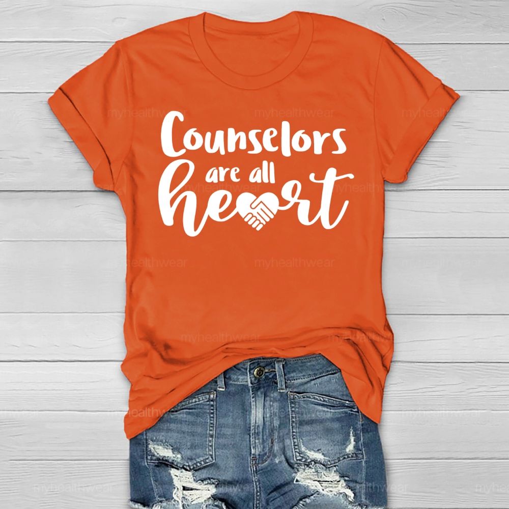 Counselor Are All Heart Healthwear T-shirt