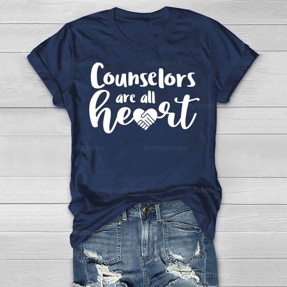 Counselor Are All Heart Healthwear T-shirt