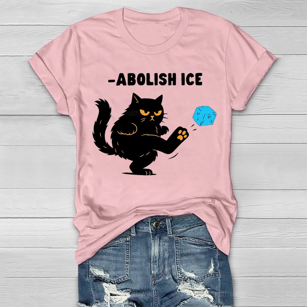 Abolish ICE Cat Healthwear T-shirt
