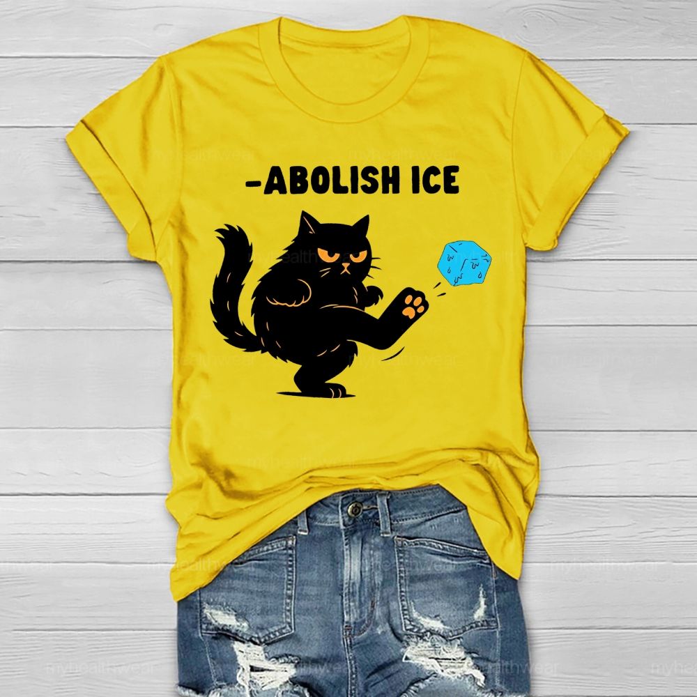 Abolish ICE Cat Healthwear T-shirt